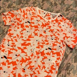 Shear h&m floral top